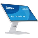 iiyama ProLite T2252MSC-W2AG 21.5" Moniteur tactile Blanc (mat), 1x DisplayPort, 1x HDMI, 2x USB-A, 54,6 cm (21.5"), 1920 x 1080 pixels, Full HD, LCD, 5 ms, Blanc
