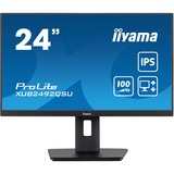 iiyama ProLite XUB2492QSU-B1 écran plat de PC 60,5 cm (23.8") 2560 x 1440 pixels Quad HD LED Noir Moniteur  Noir (Mat), 60,5 cm (23.8"), 2560 x 1440 pixels, Quad HD, LED, 1 ms, Noir