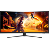 AOC G4 CU34G4 écran plat de PC 86,4 cm (34") 3440 x 1440 pixels Wide Quad HD LED Noir, Rouge Moniteur UltraWide gaming incurvé Noir (Mat), 1x DisplayPort, 2x HDMI, 180 Hz, 86,4 cm (34"), 3440 x 1440 pixels, Wide Quad HD, LED, 1 ms, Noir, Rouge