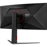 AOC G4 CU34G4 écran plat de PC 86,4 cm (34") 3440 x 1440 pixels Wide Quad HD LED Noir, Rouge Moniteur UltraWide gaming incurvé Noir (Mat), 1x DisplayPort, 2x HDMI, 180 Hz, 86,4 cm (34"), 3440 x 1440 pixels, Wide Quad HD, LED, 1 ms, Noir, Rouge