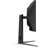 AOC G4 CU34G4 écran plat de PC 86,4 cm (34") 3440 x 1440 pixels Wide Quad HD LED Noir, Rouge Moniteur UltraWide gaming incurvé Noir (Mat), 1x DisplayPort, 2x HDMI, 180 Hz, 86,4 cm (34"), 3440 x 1440 pixels, Wide Quad HD, LED, 1 ms, Noir, Rouge