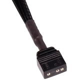 Alphacool Câble de rallonge aRGB 3 broches vers 3 broches, 30 cm, Câble d'extension Noir