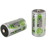 Ansmann 5000mAh NiMh, Batterie Argent, D / HR20, Hybrides nickel-métal (NiMH), 1,2 V, 5000 mAh