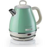 Ariete 2868/04 bouilloire 1 L 1630 W Vert Vert clair, 1 L, 1630 W, Vert, Métal, Sans fil, Filtrage