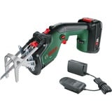 Bosch Keo scie sauteuse 2300 spm 1,4 kg, Scie de taille Vert/Noir, Poignée à barillet, Vert, 2300 spm, 8 cm, 20 m/s², 1,5 m/s²