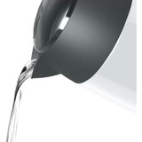 Bosch TWK3P421 bouilloire 1,7 L 2400 W Noir, Blanc Blanc/Noir, 1,7 L, 2400 W, Noir, Blanc, Acier inoxydable, Indicateur de niveau d'eau, Arrêt de sécurité en cas de surchauffe