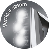 Braun TexStyle 7 Pro SI7149WB Fer à repasser à sec ou à vapeur EloxalPlus soleplate 2900 W Noir, Blanc, Fer à vapeur Blanc/Noir, Fer à repasser à sec ou à vapeur, EloxalPlus soleplate, 2,5 m, 220 g/min, Noir, Blanc, 50 g/min