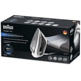 Braun TexStyle 7 Pro SI7149WB Fer à repasser à sec ou à vapeur EloxalPlus soleplate 2900 W Noir, Blanc, Fer à vapeur Blanc/Noir, Fer à repasser à sec ou à vapeur, EloxalPlus soleplate, 2,5 m, 220 g/min, Noir, Blanc, 50 g/min