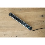 Brennenstuhl Multiprise Premium-Protect-Line 6 prises Noir/en aluminium