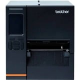 Brother TJ-4121TN Imprimante d'étiquettes industrielle Noir, Ligne thermale, 300 x 300 DPI, Avec fil, Noir