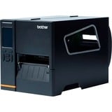 Brother TJ-4121TN Imprimante d'étiquettes industrielle Noir, Ligne thermale, 300 x 300 DPI, Avec fil, Noir