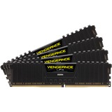 Corsair 32 Go DDR4-3200 Quad-Kit, Mémoire vive CMK32GX4M4Z3200C16, Vengeance LPX, XMP, AMD Ryzen Optimisé