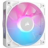 Corsair iCUE RX120 RGB Triple Kit, Ventilateur de boîtier Blanc, 4 broches PWM