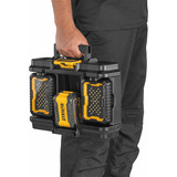 DEWALT Boîte à outils ToughSystem avec éclairage Noir/Jaune