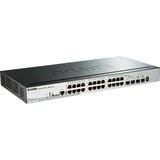 D-Link DGS-1510-28P commutateur réseau Géré L3 Gigabit Ethernet (10/100/1000) Connexion Ethernet, supportant l'alimentation via ce port (PoE) Noir, Switch Géré, L3, Gigabit Ethernet (10/100/1000), Full duplex, Connexion Ethernet, supportant l'alimentation via ce port (PoE), Grille de montage