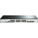 D-Link DGS-1510-28P commutateur réseau Géré L3 Gigabit Ethernet (10/100/1000) Connexion Ethernet, supportant l'alimentation via ce port (PoE) Noir, Switch Géré, L3, Gigabit Ethernet (10/100/1000), Full duplex, Connexion Ethernet, supportant l'alimentation via ce port (PoE), Grille de montage