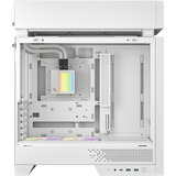 DeepCool CL6600 WH boîtier midi tower Blanc/bois | 2x USB-A | 1x USB-C | RGB | Verre Trempé