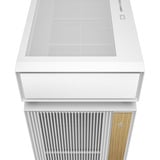 DeepCool CL6600 WH boîtier midi tower Blanc/bois | 2x USB-A | 1x USB-C | RGB | Verre Trempé