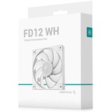 DeepCool FD12 WH 120x120x25 ventilateur de boîtier Blanc, 120 x 120 x 25 mm, PWM