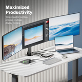 Digitus Station d'accueil USB-C 11 ports Gris/Noir