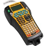 Dymo Rhino 6000+ étiqueteuse industrielle avec mallette de transport | Imprimante d'étiquettes aux nombreuses fonctions et dotée d'une connexion PC ABC, Thermique directe, Avec fil, Jaune