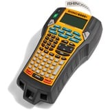 Dymo Rhino 6000+ étiqueteuse industrielle avec mallette de transport | Imprimante d'étiquettes aux nombreuses fonctions et dotée d'une connexion PC ABC, Thermique directe, Avec fil, Jaune