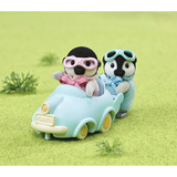 EPOCH Sylvanian Families - Ensemble de jeu et de promenade pingouin, Jouets de construction 