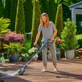 GARDENA AquaBrush Patio 18V P4A multi-nettoyeur à batterie solo, Nettoyant pour sols dur Gris/Turquoise, 14841-55, batterie et chargeur non inclus, POWER FOR ALL ALLIANCE
