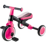 GLOBBER Learning Trike 2 en 1, Vélo d'équilibre rose fuchsia