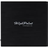 HighPoint RocketStor 6314B TB 2 to TB 3, Boîtier disque dur Noir