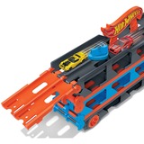 Hot Wheels City Super Transporteur Extensible, Jeu véhicule Bleu/Orange, Ensemble de véhicules, 4 an(s), Plastique, Gris, Multicolore