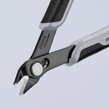KNIPEX Electronic Super Knips® ESD 78 61 125, Pinces électroniques avec gaines bi-matière, brunie