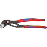 KNIPEX Pince Cobra QuickSet pour tuyaux / pompe à eau, Clé à tuyau / Serre-tube Rouge/Bleu