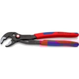 KNIPEX Pince Cobra QuickSet pour tuyaux / pompe à eau, Clé à tuyau / Serre-tube Rouge/Bleu