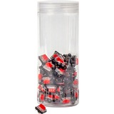 Keychron Gateron Low Profile MX Switch Set - Rouge, Switch pour clavier Rouge/transparent