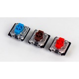 Keychron Gateron Low Profile MX Switch Set - Rouge, Switch pour clavier Rouge/transparent