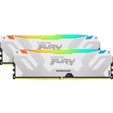 Kingston FURY 32 Go DDR5-6400 (2x 16 Go) mémoire vive Blanc, KF564C32RWAK2-32, XMP 3.0