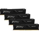 Kingston FURY 64 Go DDR4-3200 (4x 16 Go) mémoire vive Noir, KF432C16BBK4/64, XMP 2.0