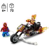 LEGO Marvel Super Heroes Spider-Man vs. Ghost Rider sur sa moto, Jouets de construction 