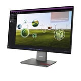 Lenovo ThinkVision P27Q-40 Moniteur 27" Noir, 1x DisplayPort, 1x HDMI, 1x USB-C, 3x USB-A, 120 Hz, 68,6 cm (27"), 2560 x 1440 pixels, Quad HD, LED, 6 ms, Noir