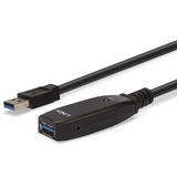 Lindy 43322 câble USB USB 3.2 Gen 1 (3.1 Gen 1) 15 m USB A Noir, Câble d'extension Noir, 15 m, USB A, USB A, USB 3.2 Gen 1 (3.1 Gen 1), 5 Gbit/s, Noir