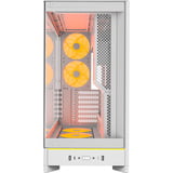 Montech  boîtier midi tower Blanc | 2x USB-A | 1x USB-C | RGB | Verre Trempé
