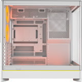 Montech  boîtier midi tower Blanc | 2x USB-A | 1x USB-C | RGB | Verre Trempé