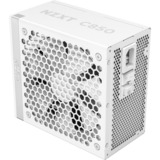 NZXT C850 Gold ATX 3.1, 850 Watt alimentation  Blanc, 1x connecteur de carte graphique à 16 broches, 6x PCIe, gestion des câbles