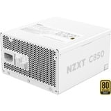 NZXT C850 Gold ATX 3.1 alimentation modulaire 850 watt Blanc, 1x 12V-2x6, 3x PCIe