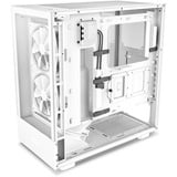 NZXT H5 Elite boîtier midi tower Blanc (mat) | 1x USB-A | 1x USB-C | RGB | Verre Trempé