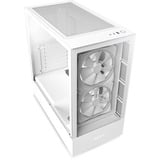 NZXT H5 Elite boîtier midi tower Blanc (mat) | 1x USB-A | 1x USB-C | RGB | Verre Trempé