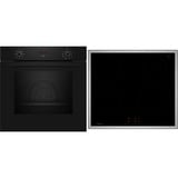 Neff BX36IB0 set d'appareils de cuisine Plaque avec zone à induction Four électrique, Ensemble four Noir/en acier inoxydable, Plaque avec zone à induction, 4 zone(s), Verre-céramique, Noir, Tactile, 58,3 cm