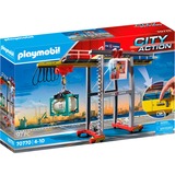 PLAYMOBIL City Action - Portique de chargement pour conteneur, Jouets de construction 70770