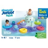 PLAYMOBIL Junior Aqua & Tinti : Poulpe coloré, Jouets de construction 